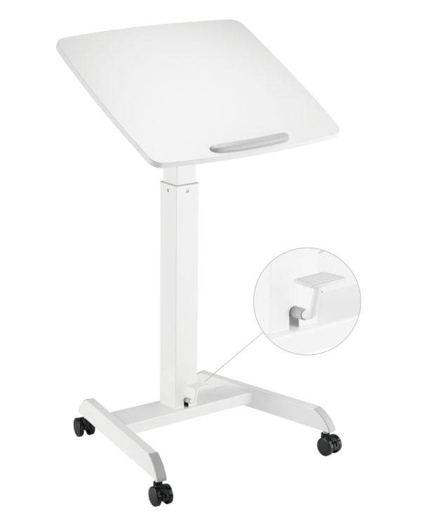 Bureau assis debout table d'ordinateur portable - bureau de présentation - mobile - VDD World