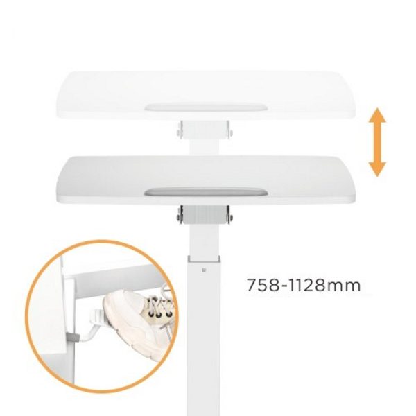 Bureau assis debout table d'ordinateur portable - bureau de présentation - mobile - VDD World