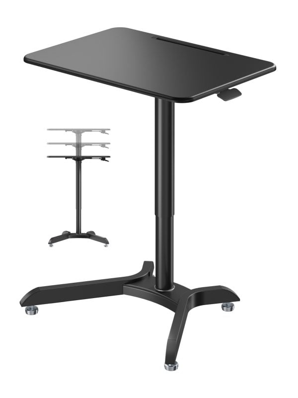 Bureau assis debout réglable - table pour ordinateur portable - plan de travail 71 cm x 50 cm - VDD World