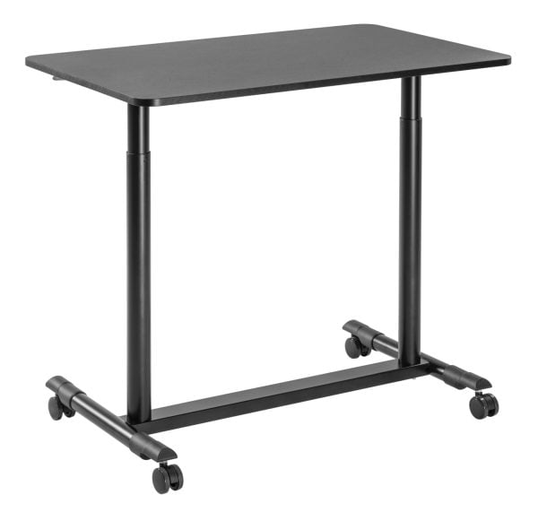 Bureau assis debout mobile - table pour ordinateur portable - réglable en hauteur - VDD World