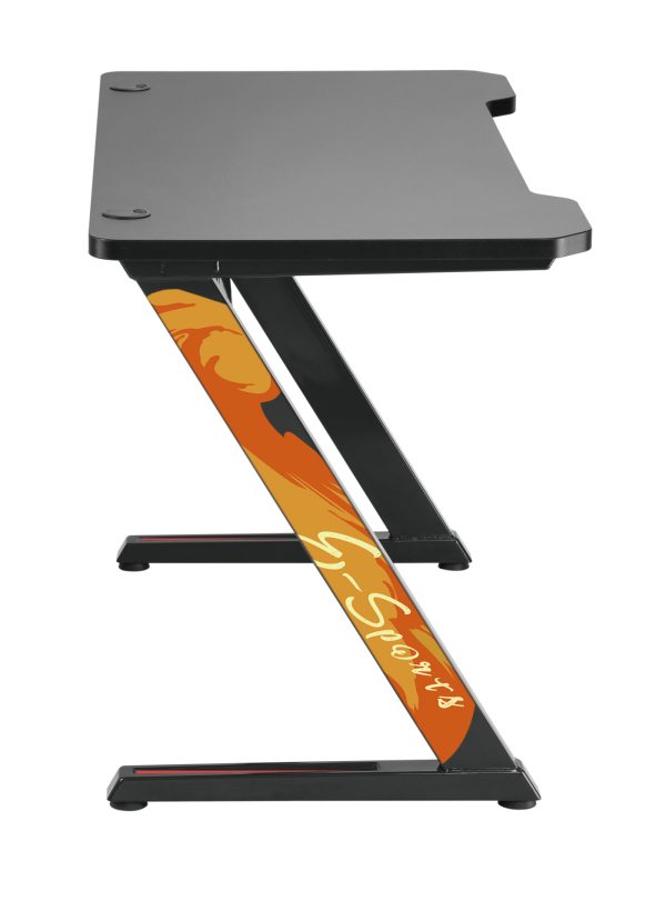 Bureau de jeu informatique bureau de jeu Thomas noir 120 cm x 60 cm - VDD World