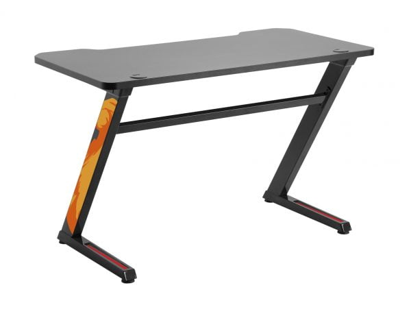 Bureau de jeu informatique bureau de jeu Thomas noir 120 cm x 60 cm - VDD World