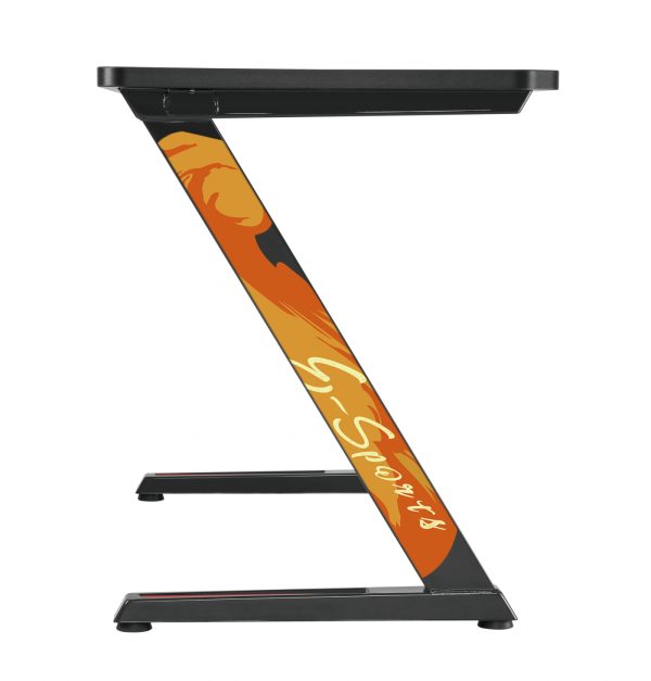 Bureau de jeu informatique bureau de jeu Thomas noir 120 cm x 60 cm - VDD World