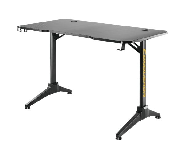 Bureau de jeu Thomas - table d'ordinateur - bureau d'ordinateur - noir - VDD World
