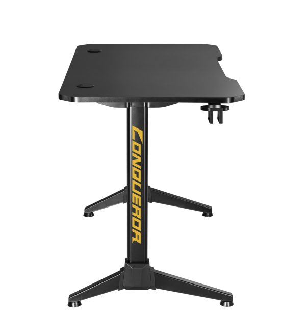Bureau de jeu Thomas - table d'ordinateur - bureau d'ordinateur - noir - VDD World