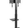 Support de télévision sur pied - support tv pivotant - hauteur réglable de 134 cm à 146 cm – Image 2