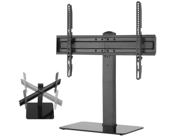 Meuble TV - meuble TV - modèle de table - rotatif - réglable en hauteur de 36 cm à 55 cm - VDD World