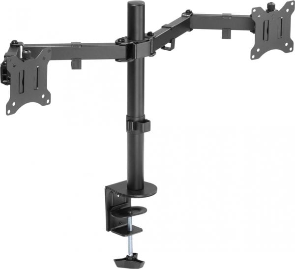 Bras de moniteur gaming 2 écrans - support moniteur - orientable et inclinable - VDD World