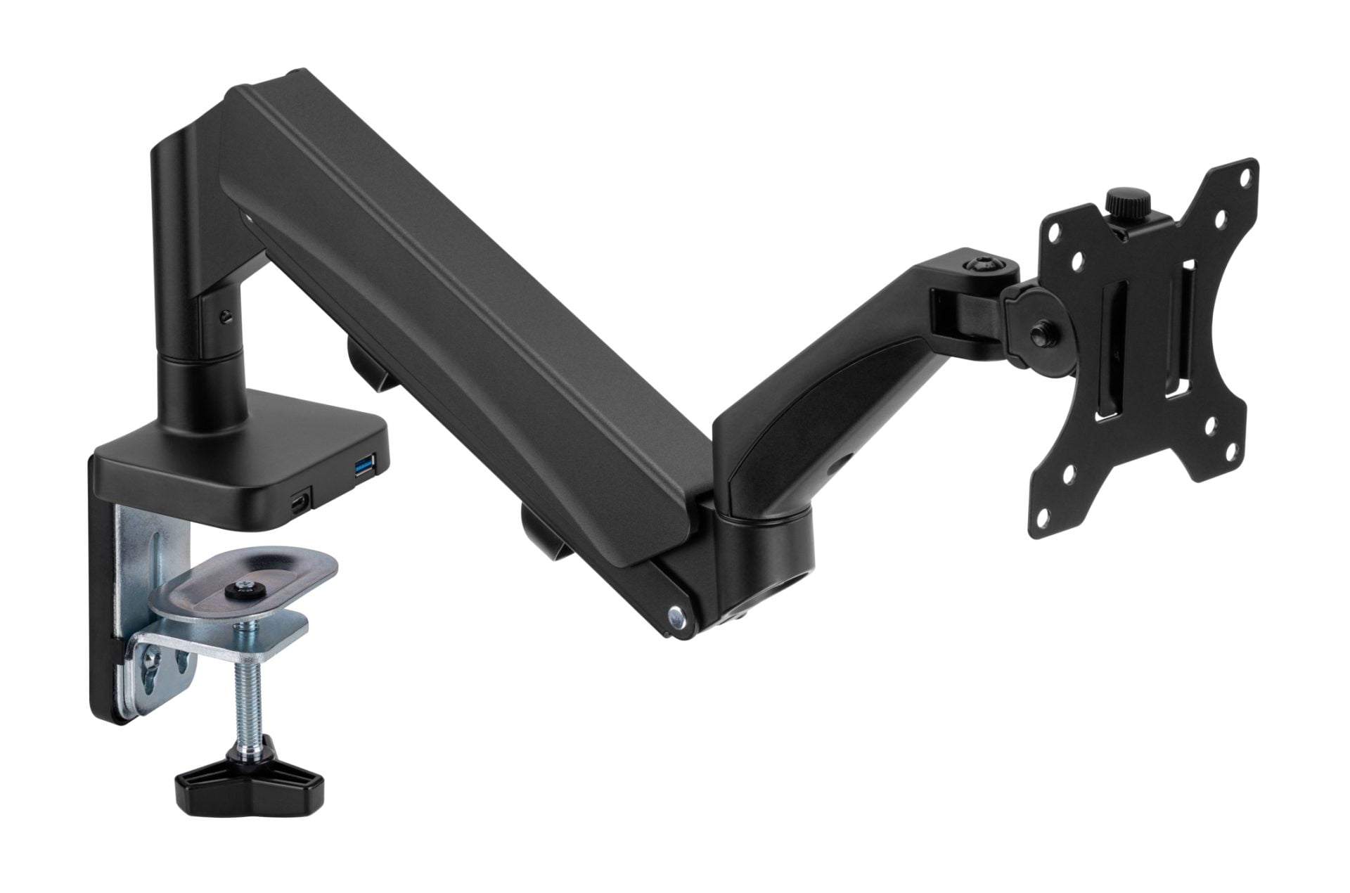 Support de moniteur ressort à gaz - bras de moniteur - usb 3.0 et type c - VDD World Support de moniteur ressort à gaz - bras de moniteur - usb 3.0 et type c - VDD World