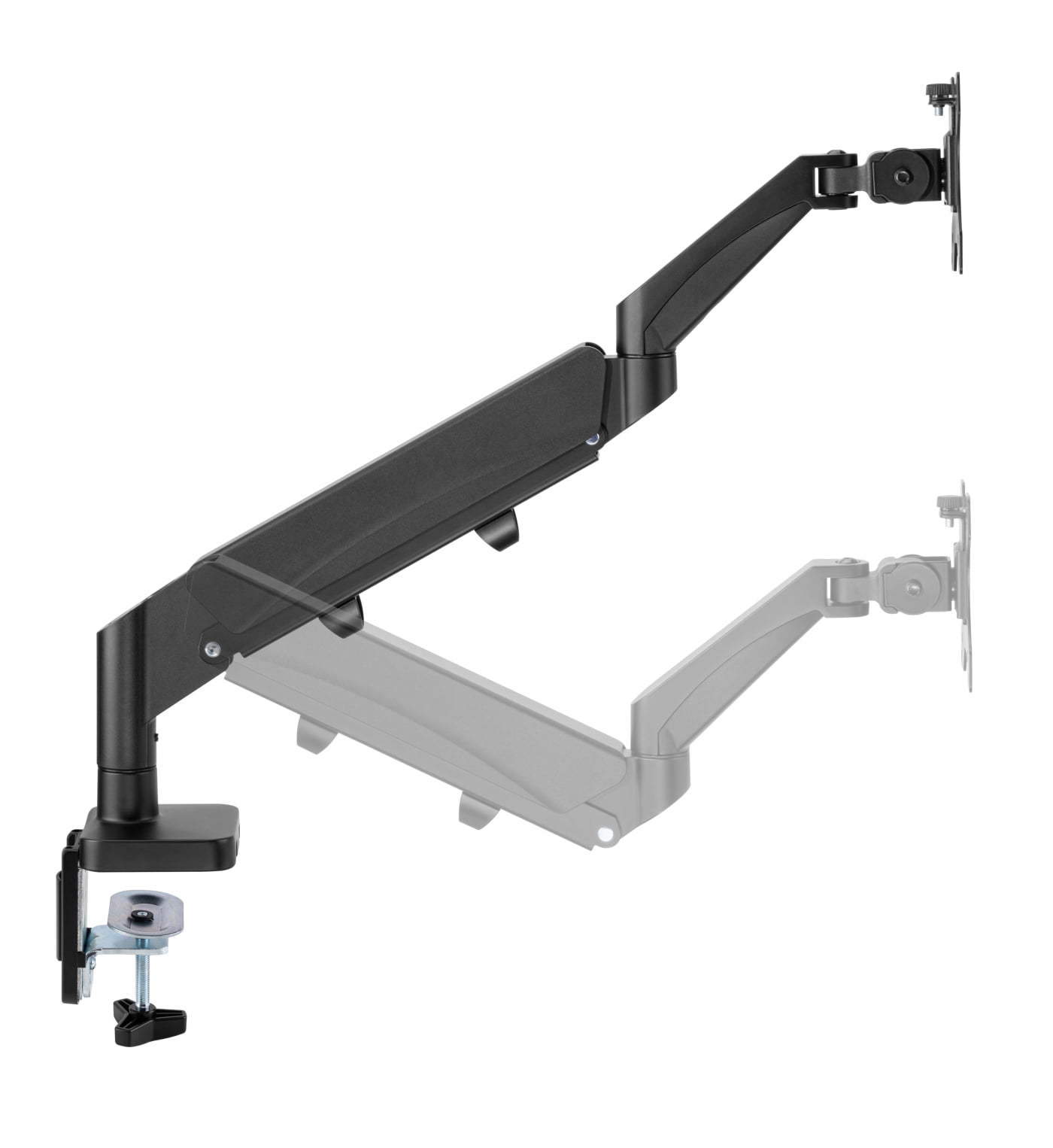 Support de moniteur ressort à gaz - bras de moniteur - usb 3.0 et type c - VDD World Support de moniteur ressort à gaz - bras de moniteur - usb 3.0 et type c - VDD World