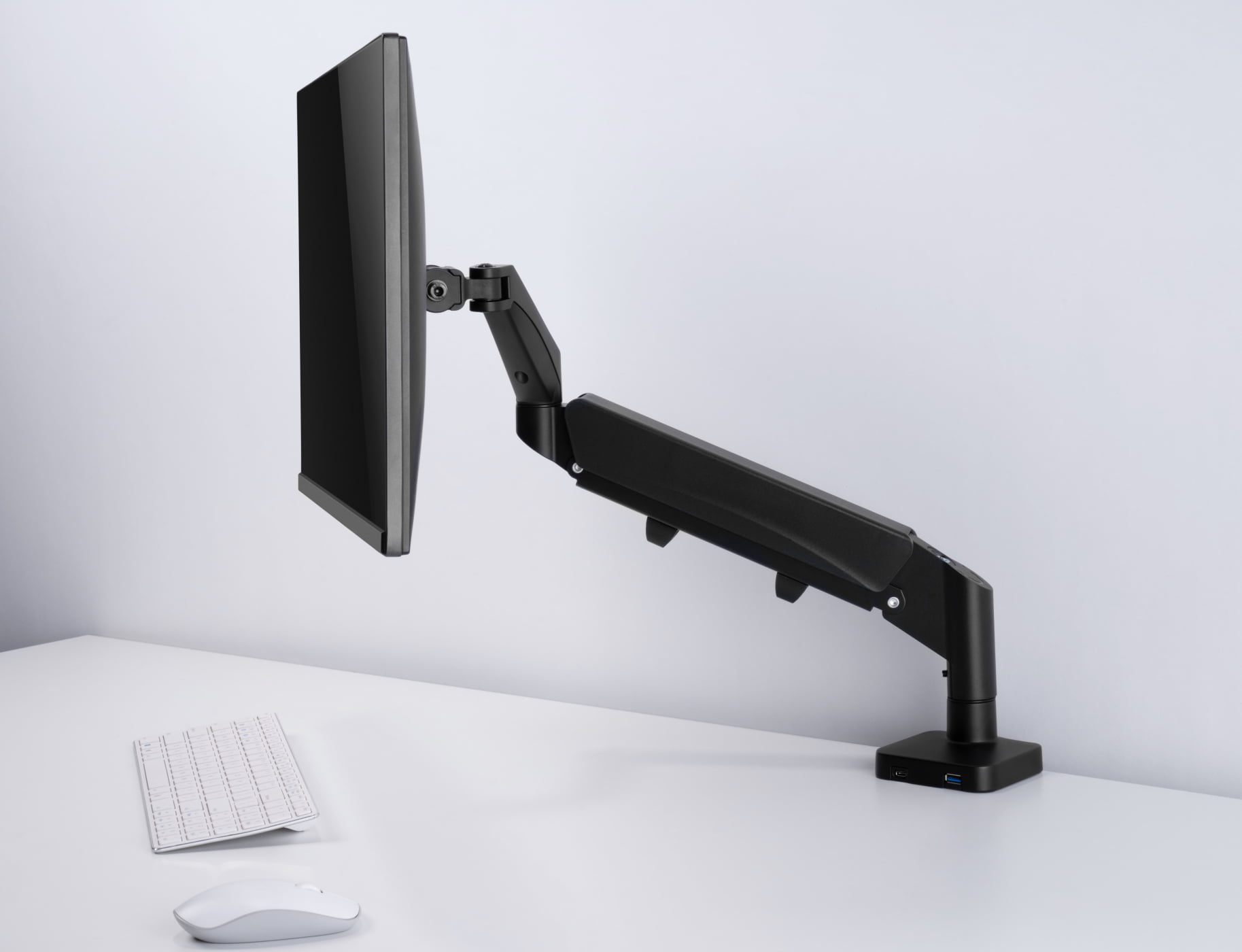 Support de moniteur ressort à gaz - bras de moniteur - usb 3.0 et type c - VDD World Support de moniteur ressort à gaz - bras de moniteur - usb 3.0 et type c - VDD World