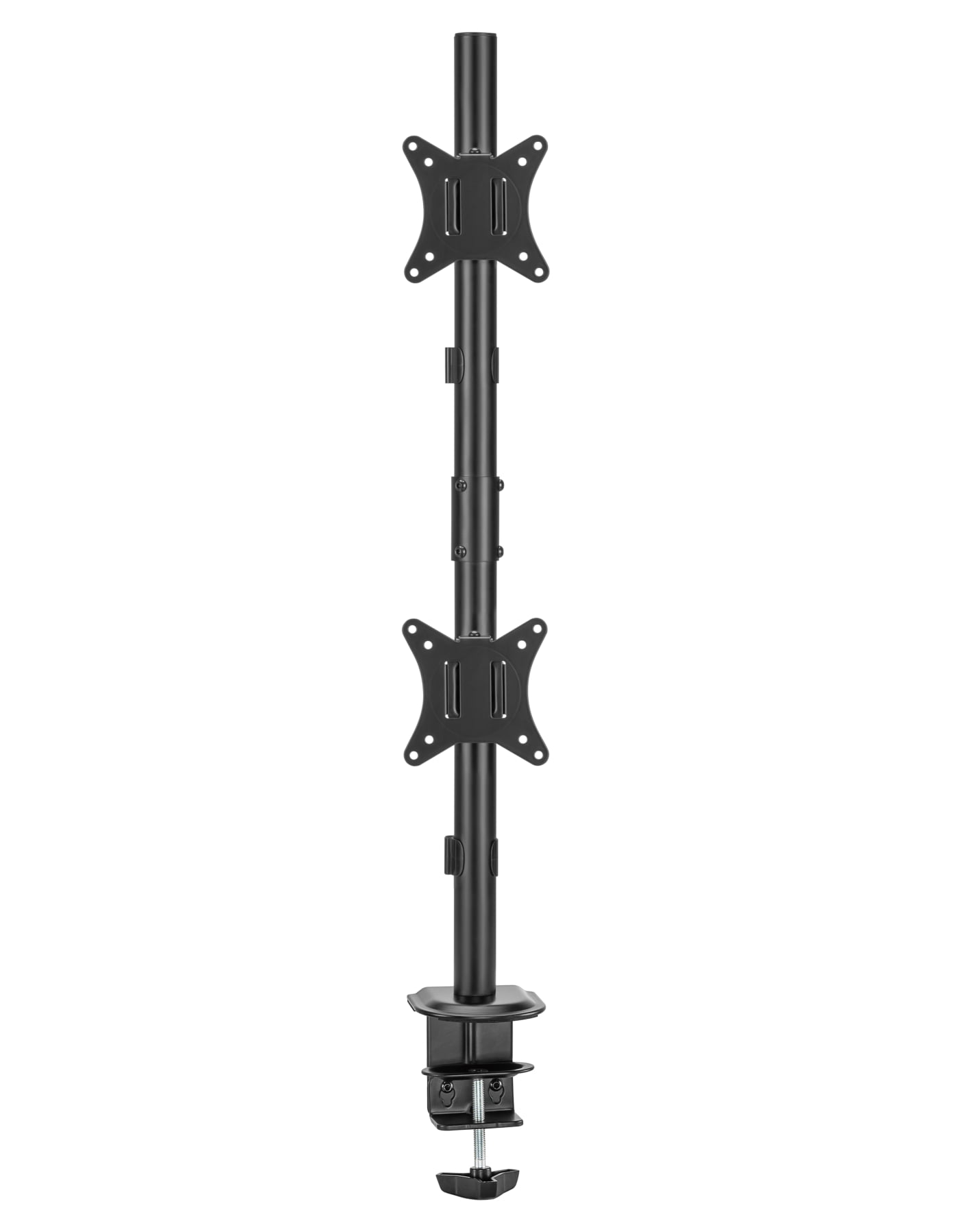 Support de moniteur 2 écrans superposés - bras de moniteur 2 écrans - VDD World Support de moniteur 2 écrans superposés - bras de moniteur 2 écrans - VDD World