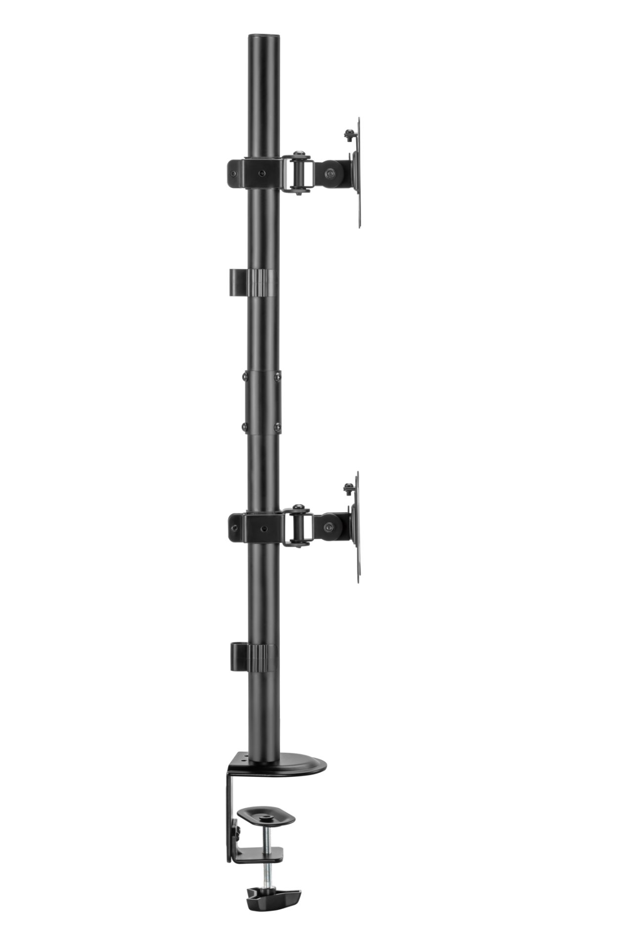 Support de moniteur 2 écrans superposés - bras de moniteur 2 écrans - VDD World Support de moniteur 2 écrans superposés - bras de moniteur 2 écrans - VDD World