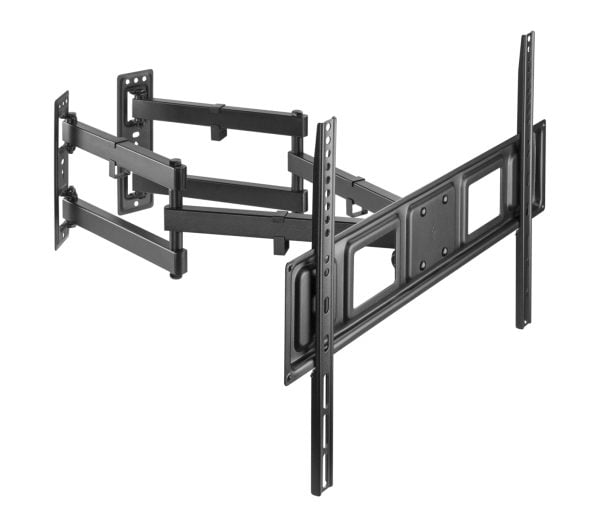 Support TV mural montage en angle ou mur plat - rotatif inclinable - écrans de 32 à 70 pouces - VDD World