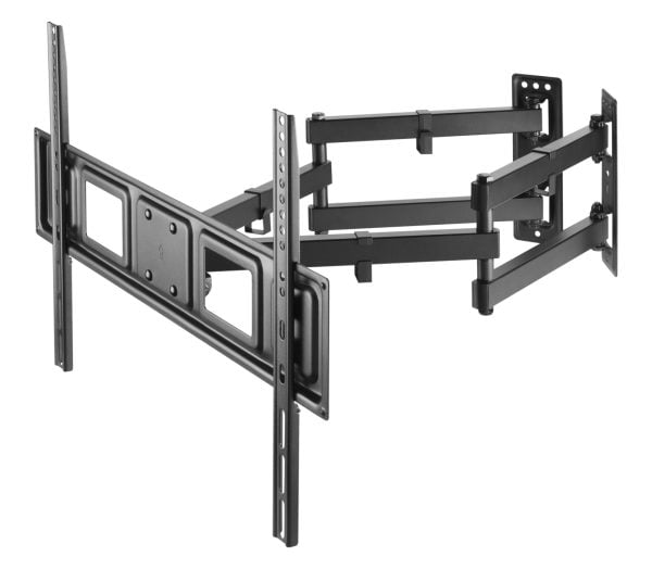 Support TV mural montage en angle ou mur plat - rotatif inclinable - écrans de 32 à 70 pouces - VDD World
