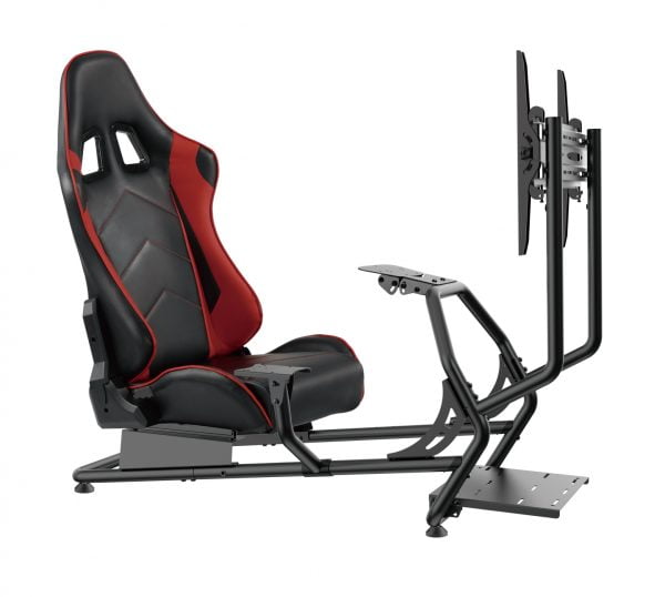 Simulateur de cockpit de siège de course - entièrement réglable avec support d'écran - VDD World