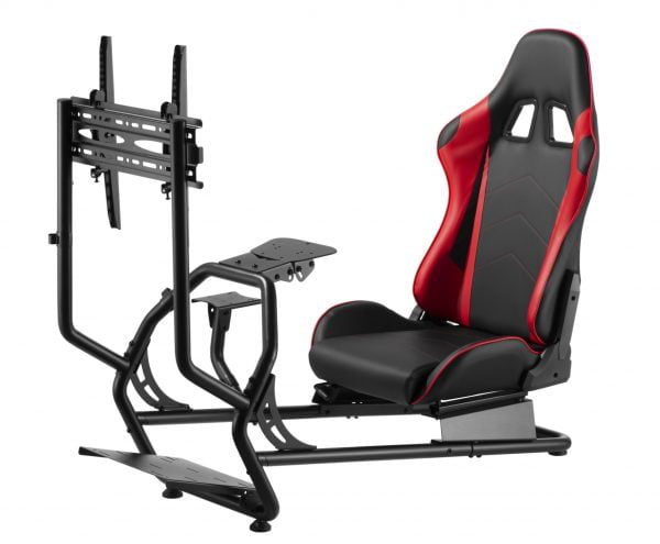 Simulateur de cockpit de siège de course - entièrement réglable avec support d'écran - VDD World