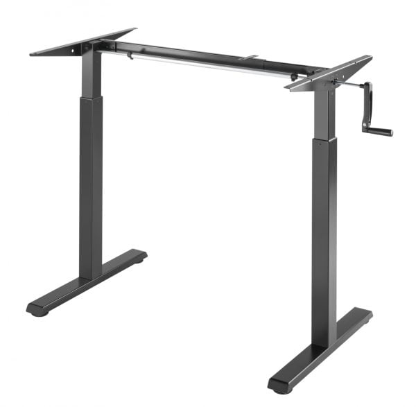 Cadre de bureau assis sur pied - réglable en hauteur - taille du bureau 90 à 140 cm - VDD World