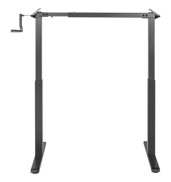 Cadre de bureau assis sur pied - réglable en hauteur - taille du bureau 90 à 140 cm - VDD World