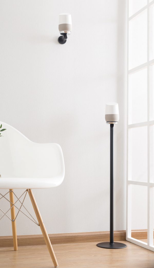 Support de sol support d'enceintes compatible avec Google home - VDD World