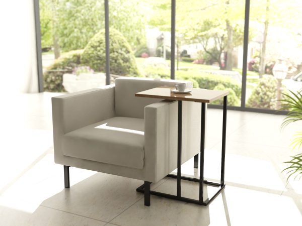 Table d'appoint Tough - table basse - table d'ordinateur portable - vintage industriel - VDD World