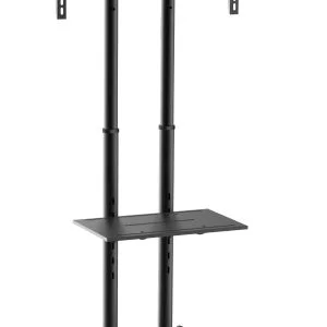 Support pour moniteur TV - mobile - avec support pour appareil photo - réglable en hauteur jusqu'à - VDD World