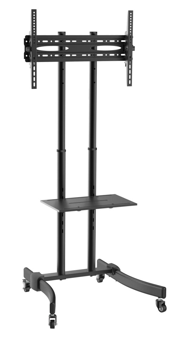 Trépied standard TV - mobile- réglable en hauteur et inclinable - 171 cm de haut - VDD World