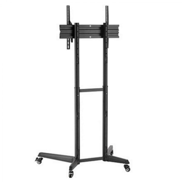Support standard pour écran TV, mobile - réglable en hauteur et inclinable - 166 cm de hauteur - VDD World