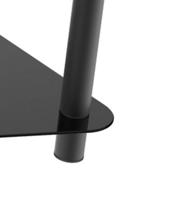 Meuble meuble TV - Buffet TV - meuble audio - 80 cm de large - noir - VDD World