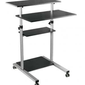 Bureau assis debout table d'ordinateur portable poste de travail - lutrin lutrin - mobile