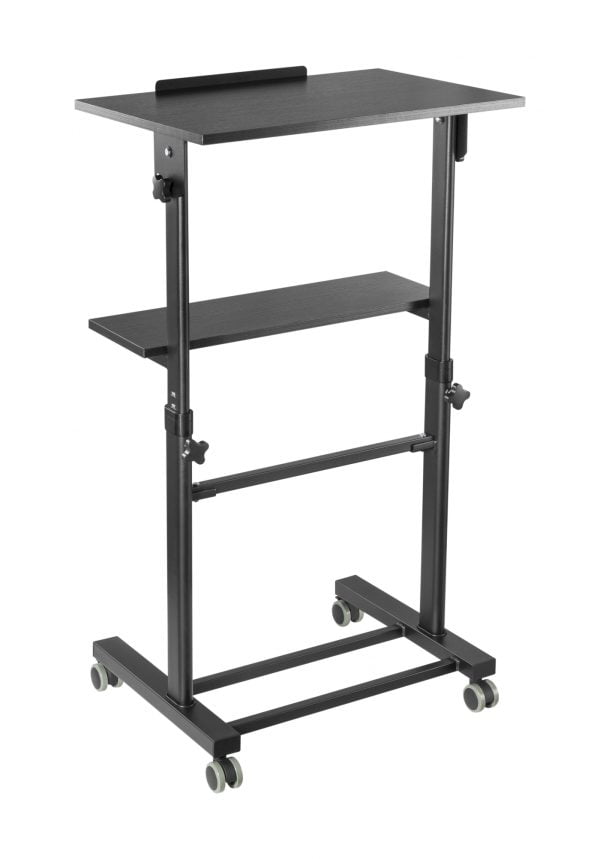 Pupitre lutrin - meuble de présentation - mobile - réglable en hauteur - VDD World