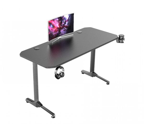 Table de jeu - table d'ordinateur - 140 x 60 cm - tapis de souris complet - VDD World