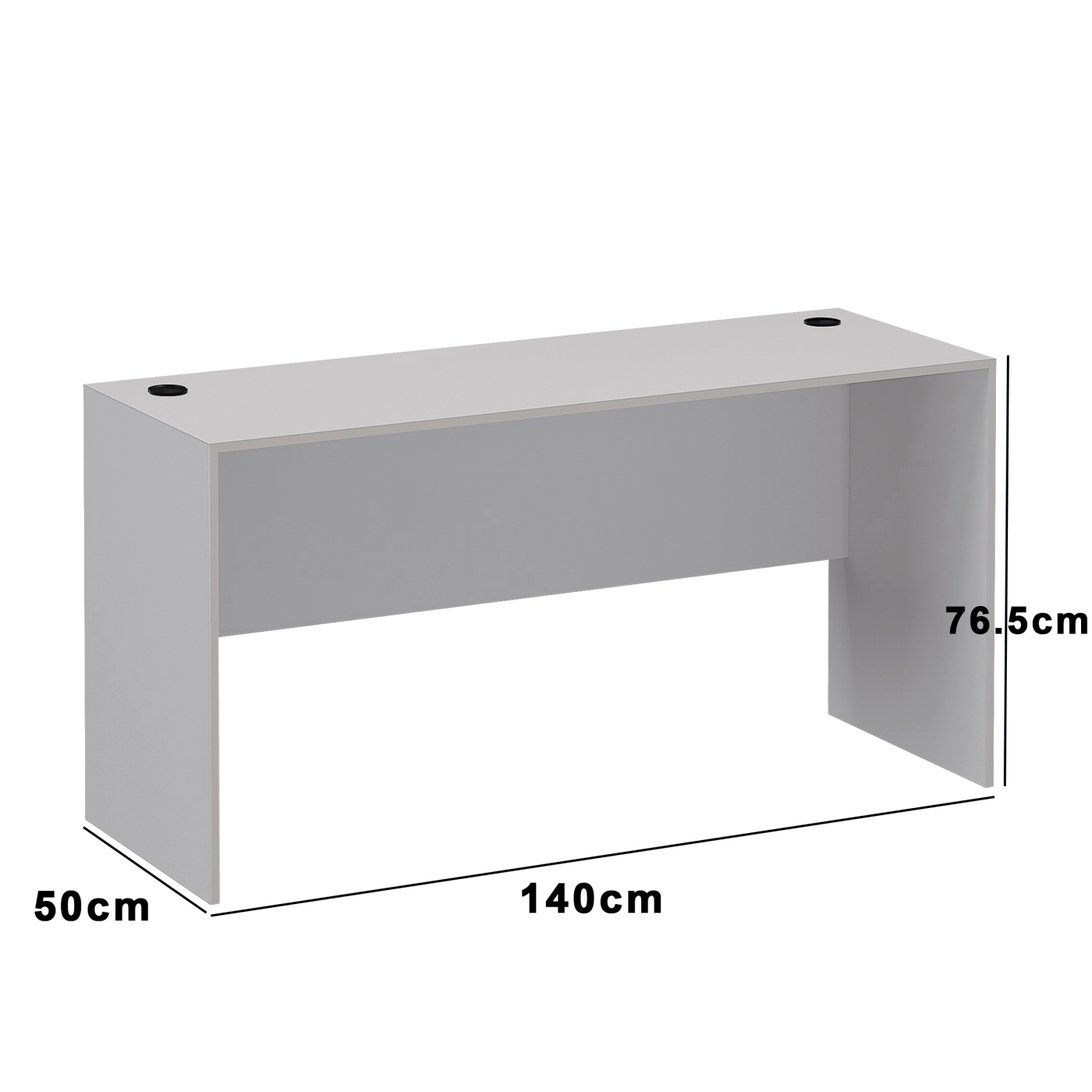 Bureau - table pour ordinateur portable - largeur 140 cm et profondeur 50 cm - VDD World Bureau - table pour ordinateur portable - largeur 140 cm et profondeur 50 cm - VDD World