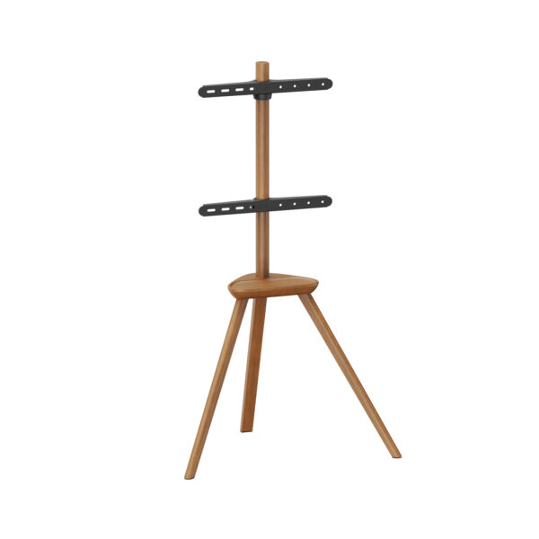 Support TV VDD - Support au sol - Trépied de studio - Chevalet design - jusqu’à 65 pouces - Brun - VDD World