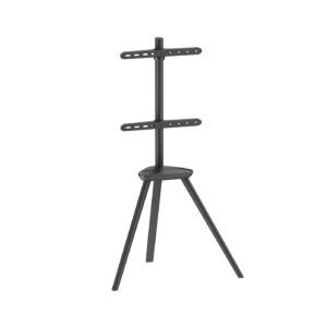 VDD TV Stand - Floor Stand - Studio Tripod - Easel Design - Jusqu'à 65 pouces - Noir