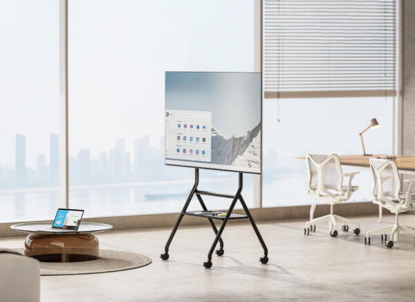 VDD TV Stand - TV Tripod - TV Foot - Monitor Stand - Mobile et réglable en hauteur de 125 à 140 cm - VDD World
